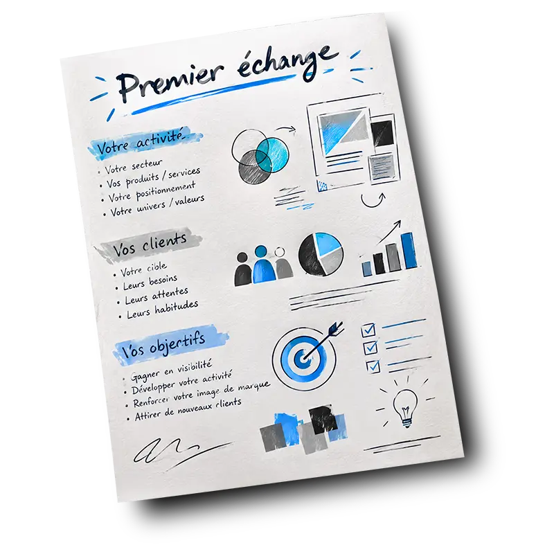 Fiche du premier échange : votre activité, vos clients, vos objectifs
